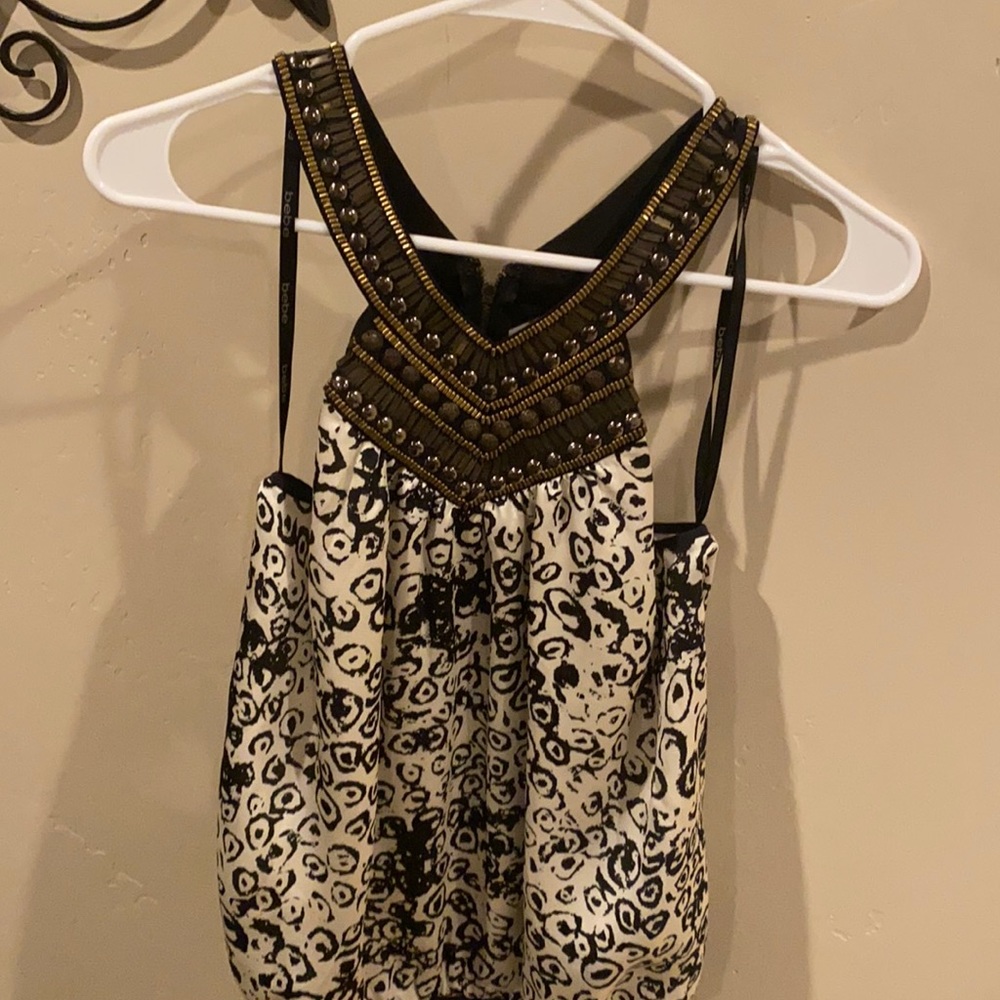 Bebe sexy silk top